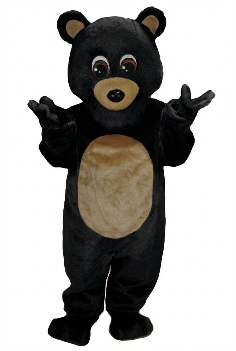 Teddy Bear Mascot - Short fur / Black mascot costume