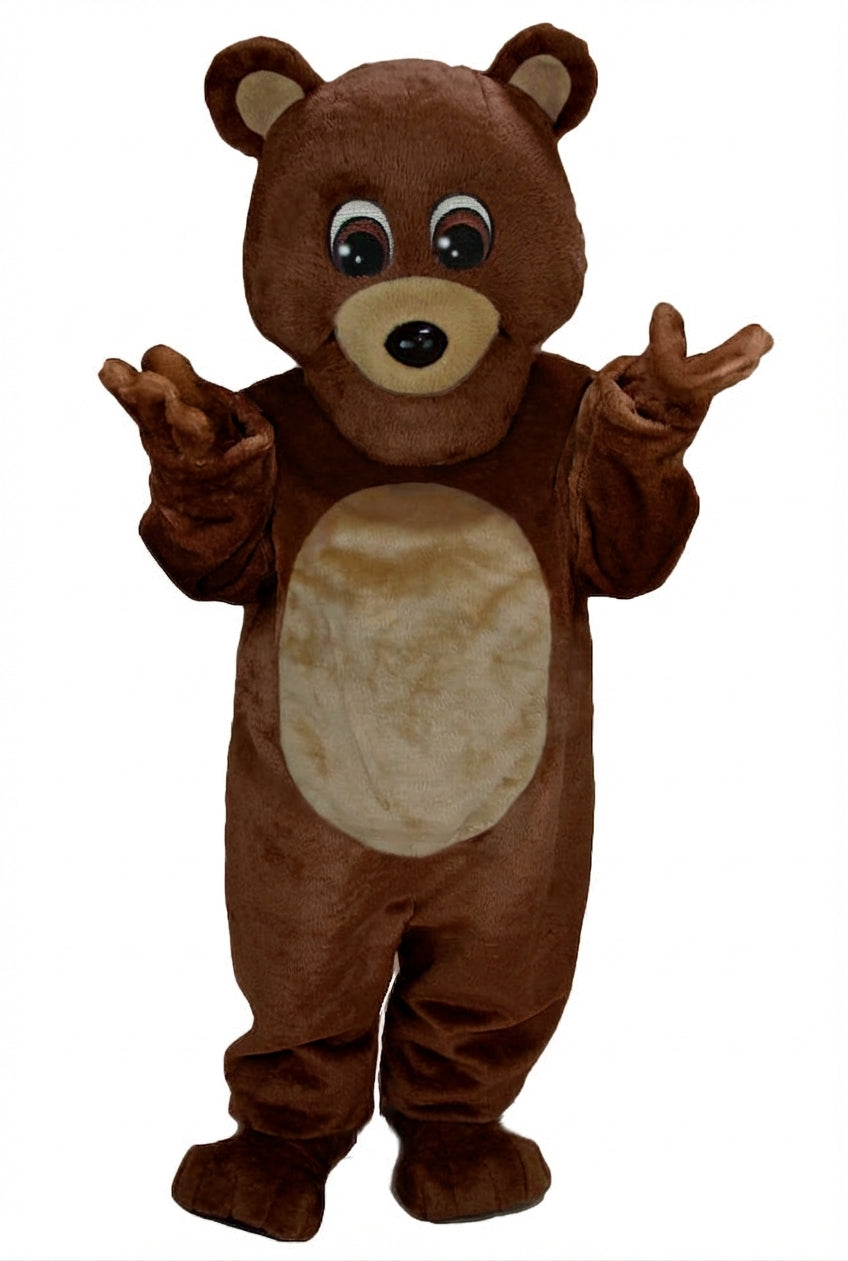 Teddy Bear Mascot - Short fur / Chocolate Brown mascot costume