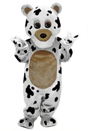 Teddy Bear Mascot - Short fur / Dalmatian mascot costume
