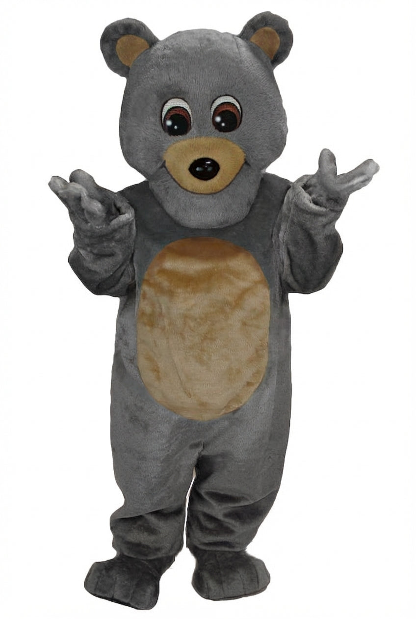 Teddy Bear Mascot - Short fur / Grey mascot costume