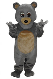 Teddy Bear Mascot - Short fur / Grey mascot costume