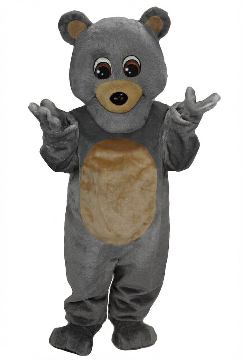 Teddy Bear Mascot - Short fur / Grey mascot costume