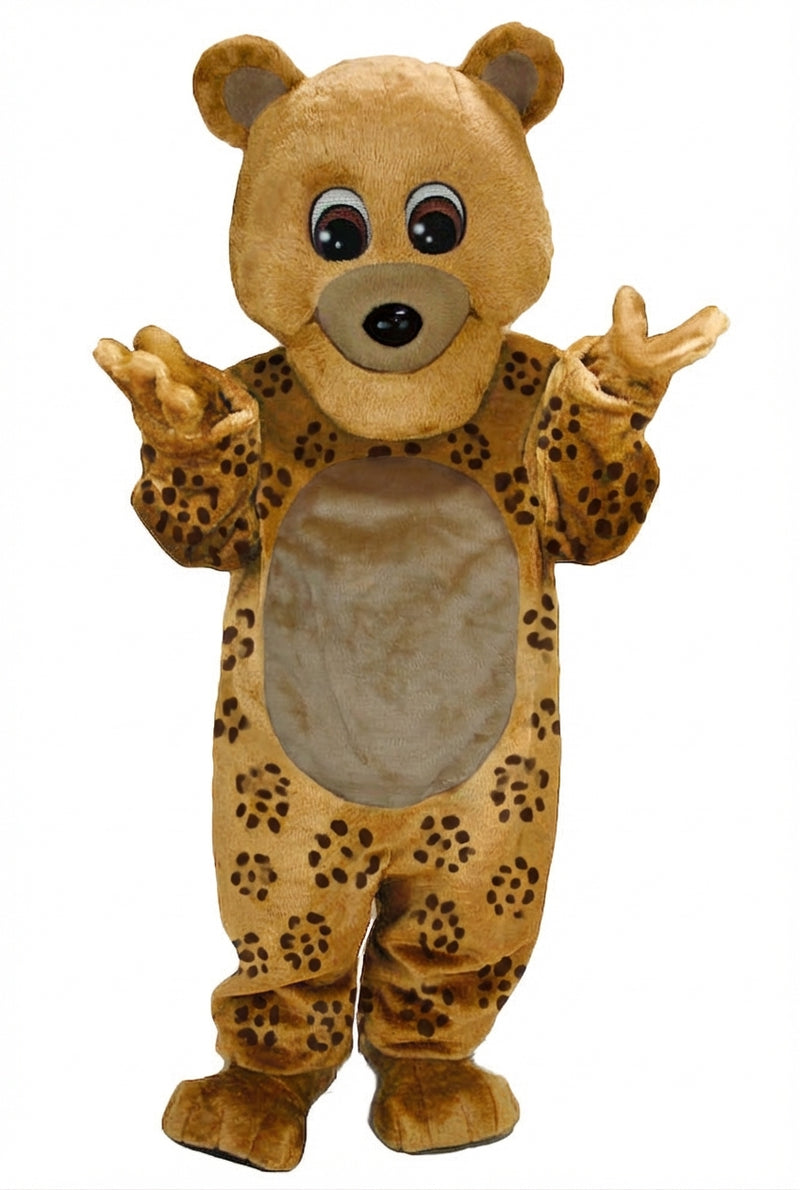 Teddy Bear Mascot - Short fur / Leopard mascot costume