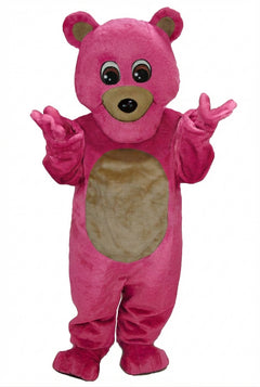 Teddy Bear Mascot - Short fur / Pink mascot costume