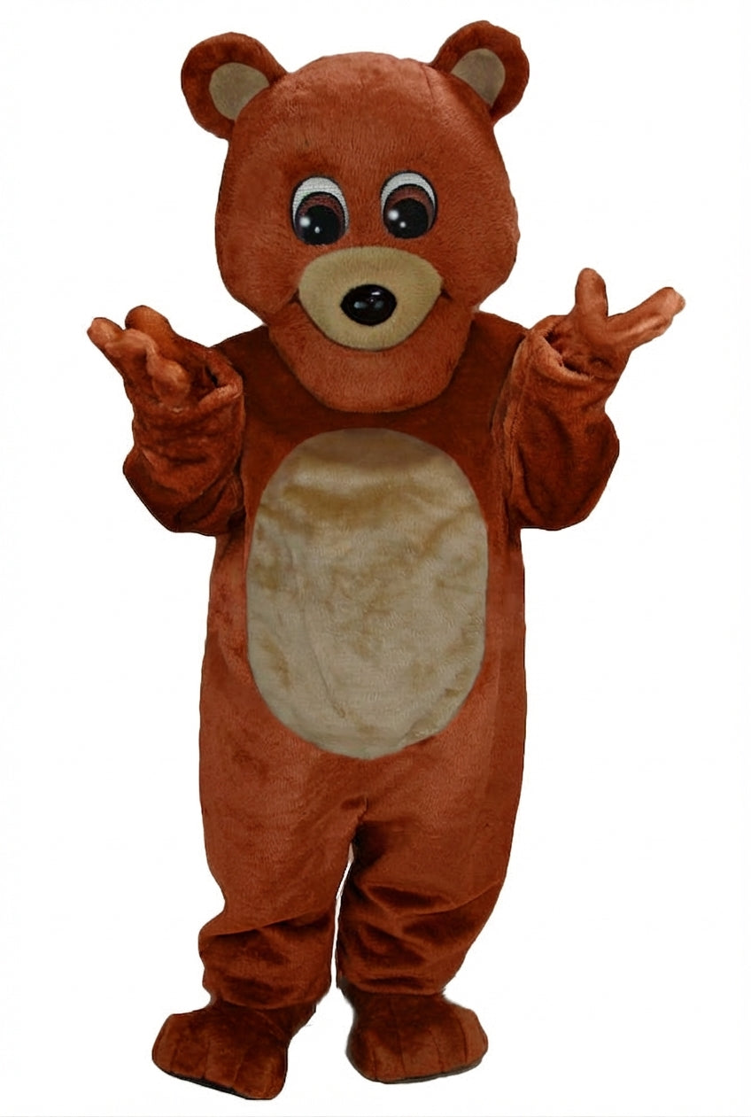 Teddy Bear Mascot - Short fur / Rust mascot costume