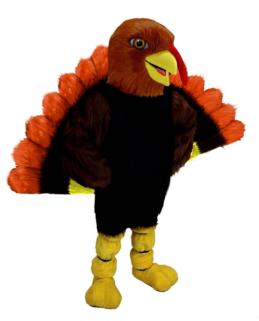 Thanksgiving Turkey Mascot Bird Costume (Thermolite) - professional mascot costume from The Mascot Store
