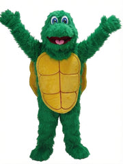 Turtle Mascot - Long fur / Green mascot costume