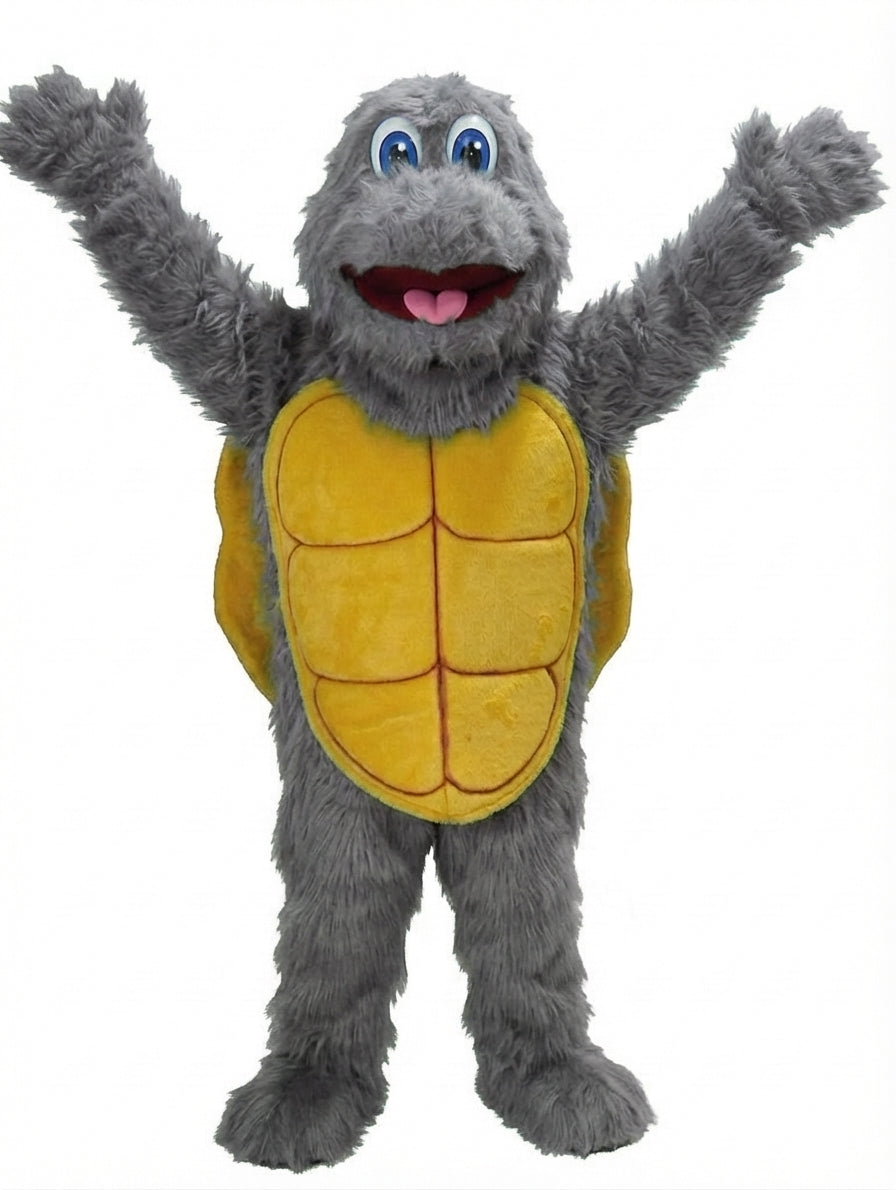 Turtle Mascot - Long fur / Grey mascot costume