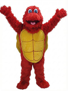 Turtle Mascot - Long fur / Red mascot costume