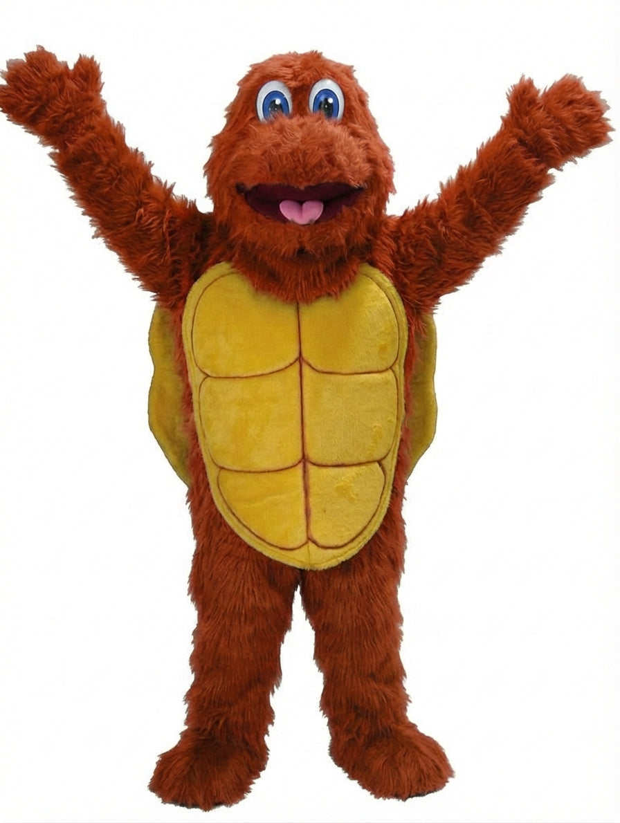 Turtle Mascot - Long fur / Rust mascot costume