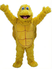 Turtle Mascot - Long fur / Yellow mascot costume