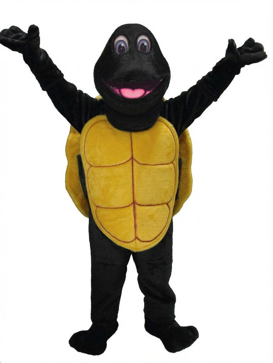 Turtle Mascot - Short fur / Black mascot costume