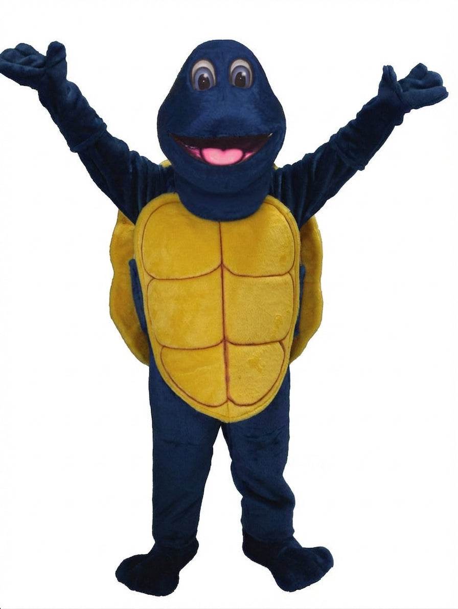 Turtle Mascot - Short fur / Navy Blue mascot costume