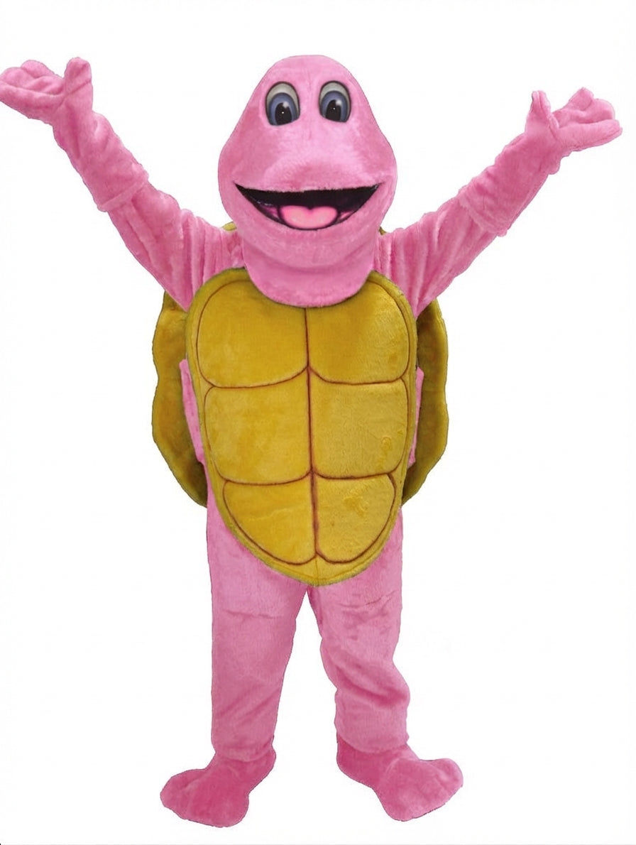 Turtle Mascot - Short fur / Pink mascot costume