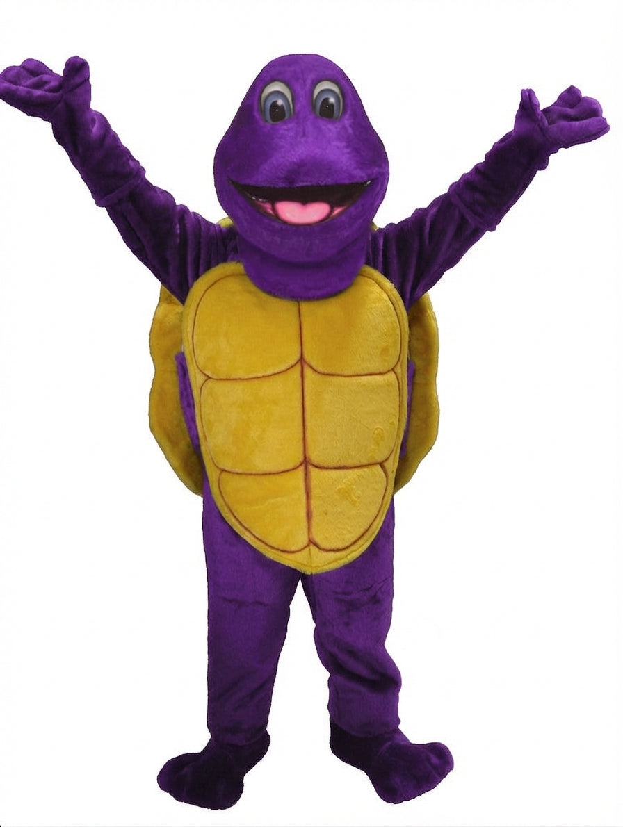 Turtle Mascot - Short fur / Purple mascot costume