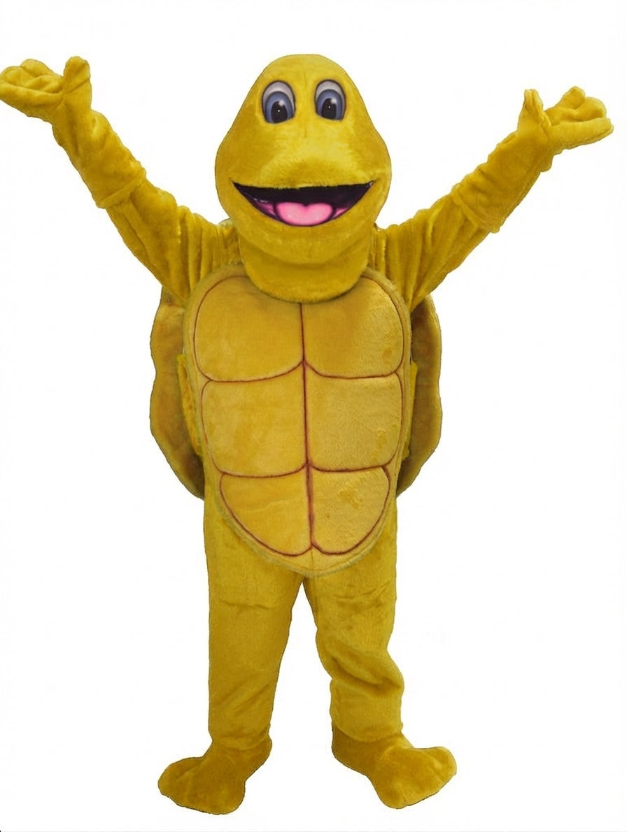 Turtle Mascot - Short fur / Yellow mascot costume