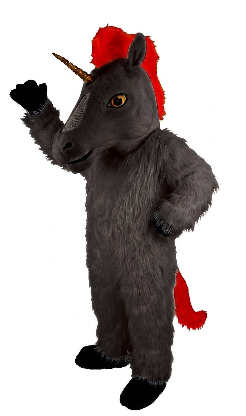 Unicorn Mascot (Thermolite) - long fur Dark Brown