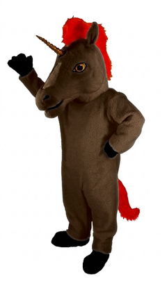 Unicorn Mascot (Thermolite) - short fur Chocolate Brown