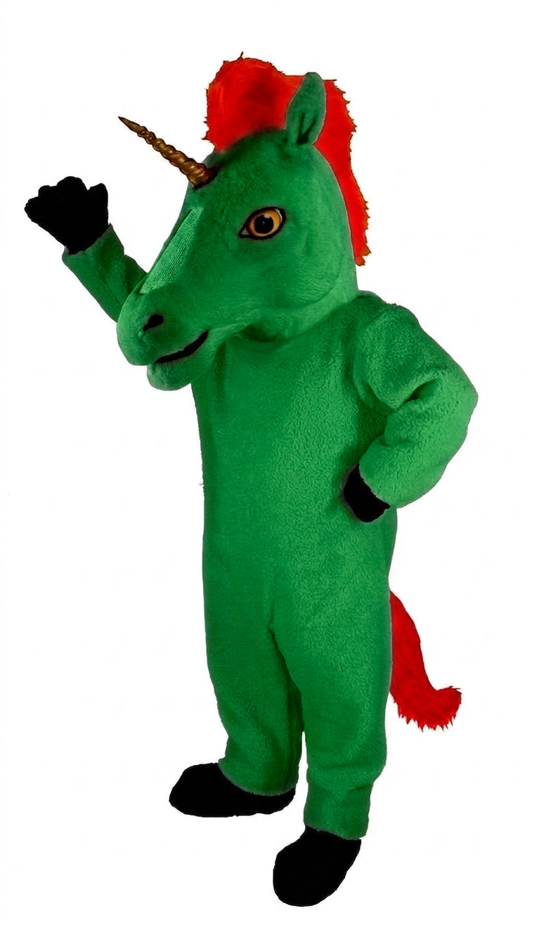 Unicorn Mascot (Thermolite) - short fur Green