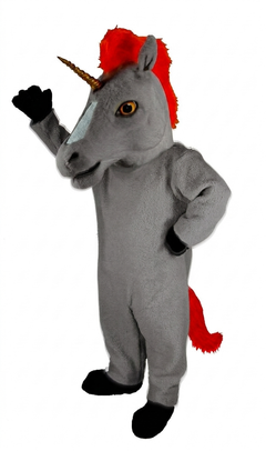 Unicorn Mascot (Thermolite) - short fur Grey