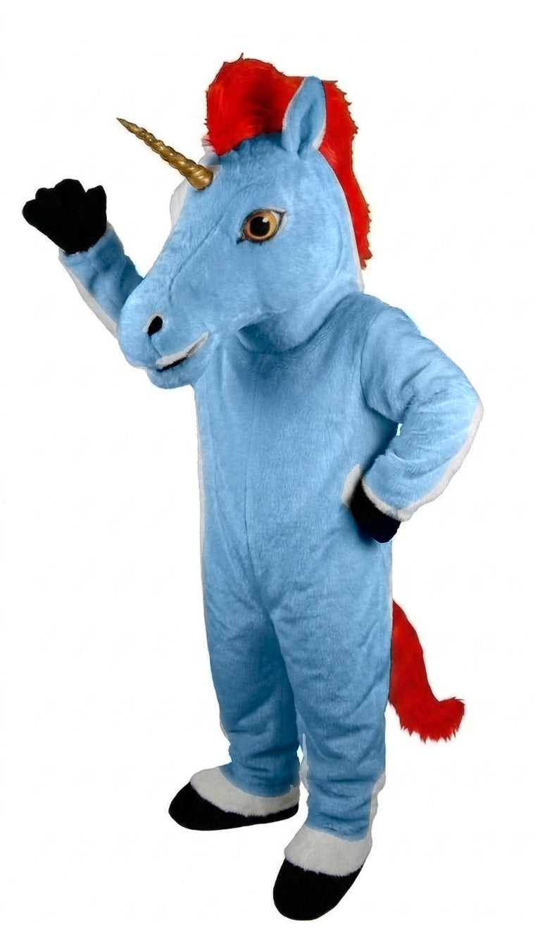 Unicorn Mascot (Thermolite) - short fur Light Blue
