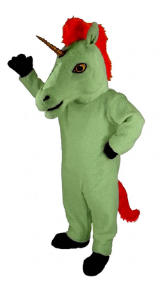 Unicorn Mascot (Thermolite) - short fur Lime