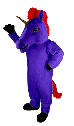 Unicorn Mascot (Thermolite) - short fur Purple