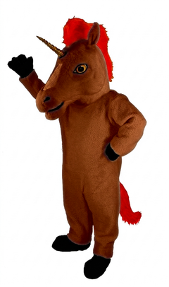 Unicorn Mascot (Thermolite) - short fur Rust