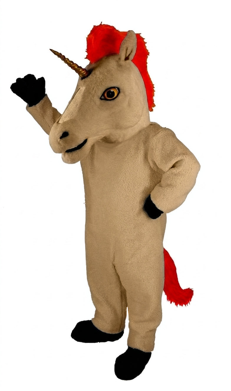 Unicorn Mascot (Thermolite) - short fur Tan