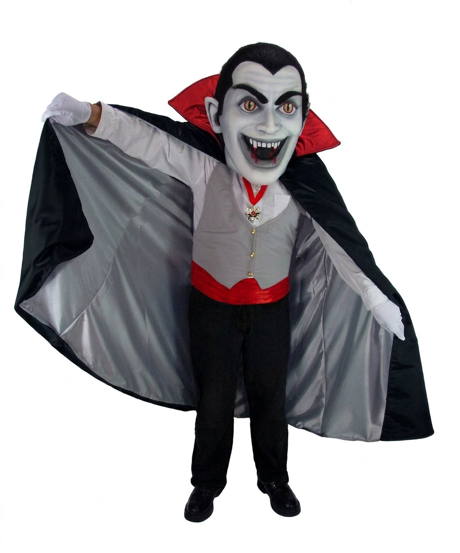 Vampire Mascot Head Costume - professional mascot costume from The Mascot Store