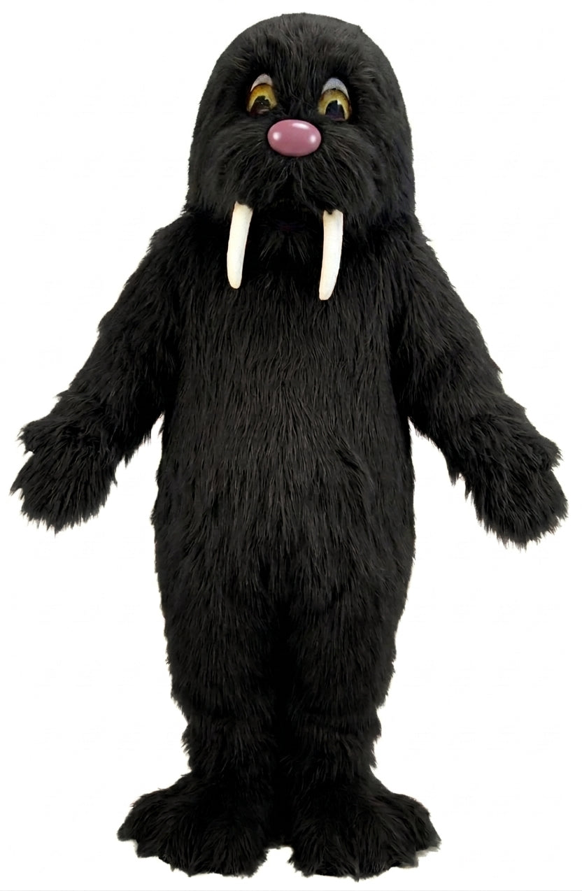 Walrus Mascot (Thermolite) - Long fur / Black mascot costume