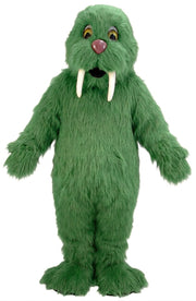 Walrus Mascot (Thermolite) - Long fur / Green mascot costume