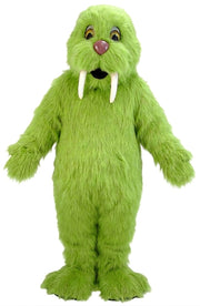 Walrus Mascot (Thermolite) - Long fur / Lime mascot costume