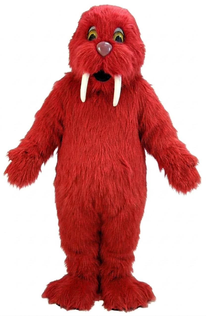 Walrus Mascot (Thermolite) - Long fur / Red mascot costume