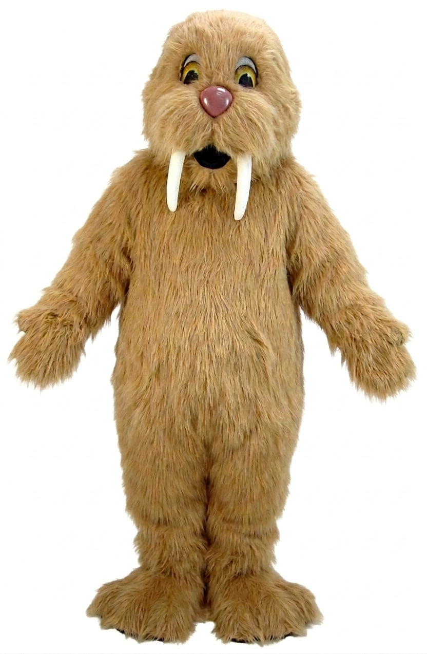Walrus Mascot (Thermolite) - Long fur / Tan mascot costume