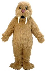 Walrus Mascot (Thermolite) - Long fur / Tan mascot costume
