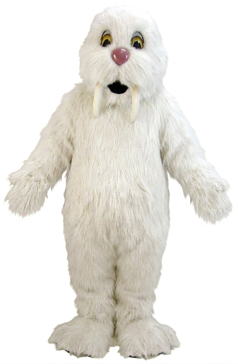Walrus Mascot (Thermolite) - Long fur / White mascot costume