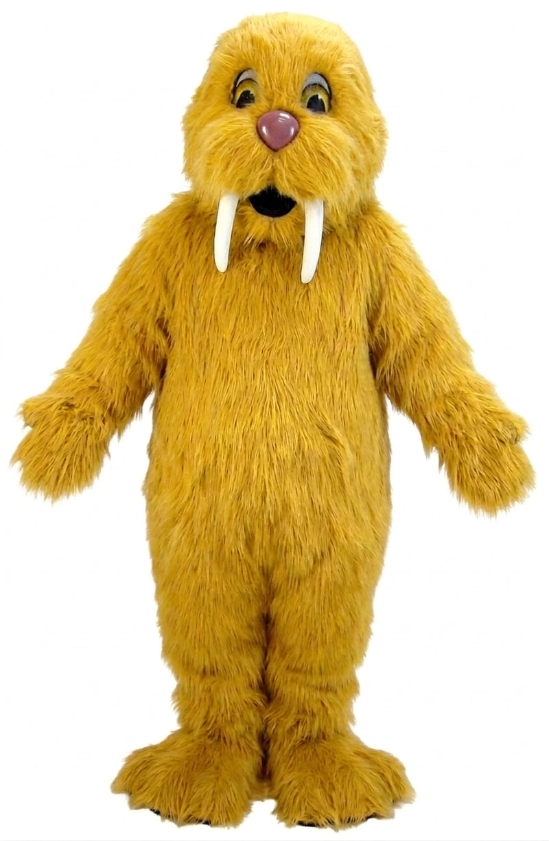Walrus Mascot (Thermolite) - Long fur / Yellow mascot costume
