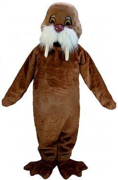 Walrus Mascot (Thermolite) - Medium fur / Brown mascot costume