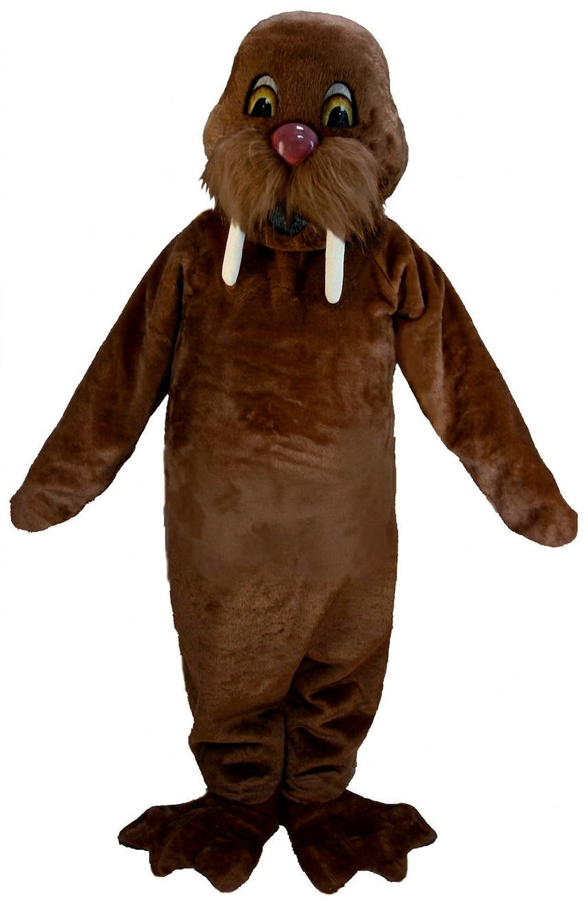Walrus Mascot (Thermolite) - Short fur / Chocolate Brown mascot costume