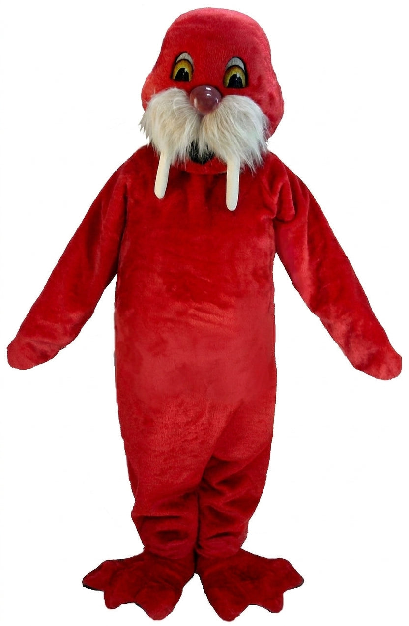 Walrus Mascot (Thermolite) - Short fur / Red mascot costume