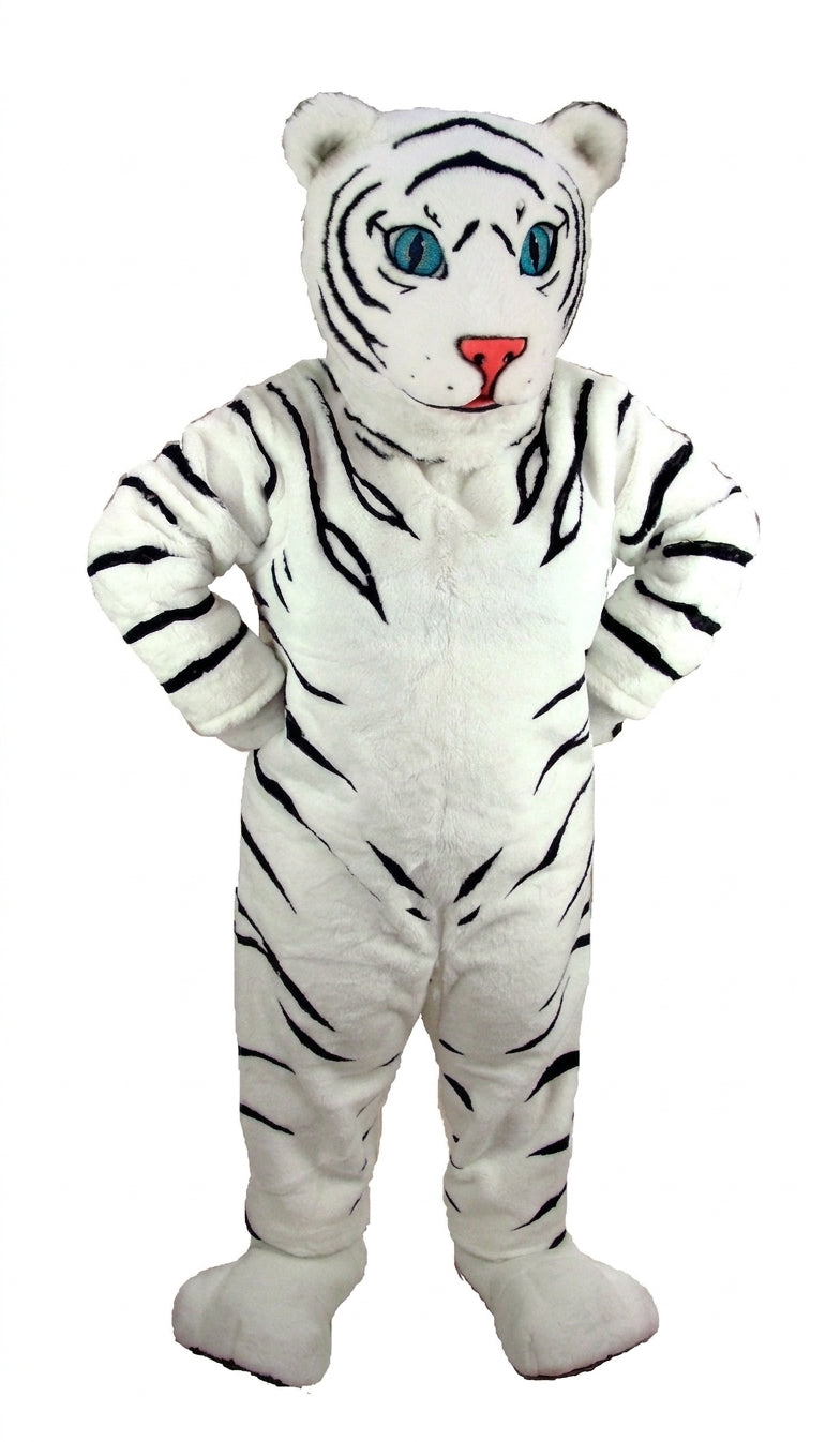 White Tiger Cub Mascot Costume (Thermolite) - professional mascot costume from The Mascot Store