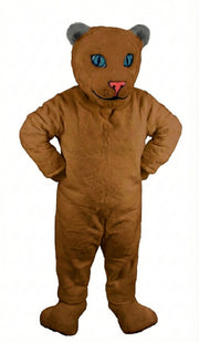 White Tiger Cub Mascot (Thermolite) - Medium fur / Brown mascot costume