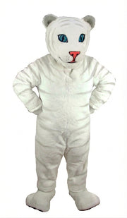 White Tiger Cub Mascot (Thermolite) - Short fur / Albino Tiger mascot costume