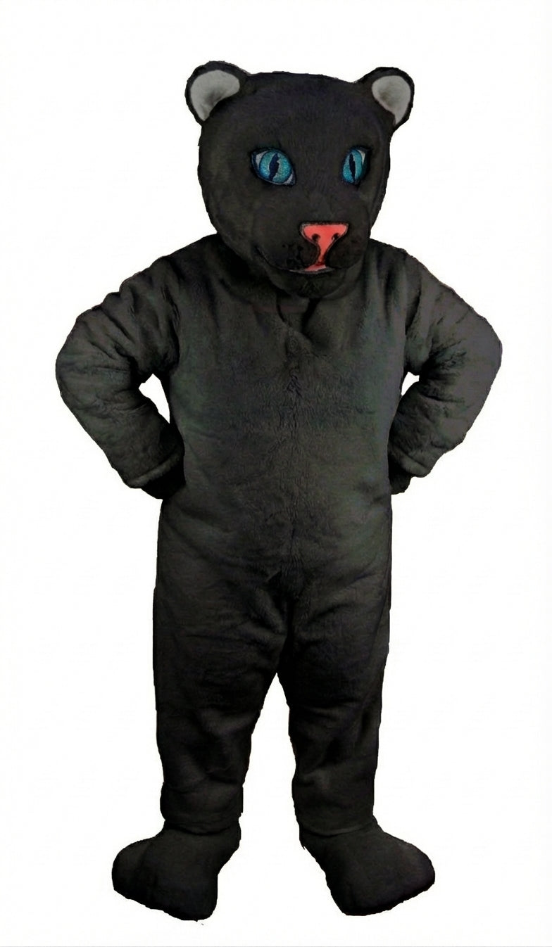 White Tiger Cub Mascot (Thermolite) - Short fur / Black mascot costume