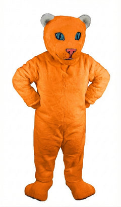 White Tiger Cub Mascot (Thermolite) - Short fur / Bright Orange mascot costume