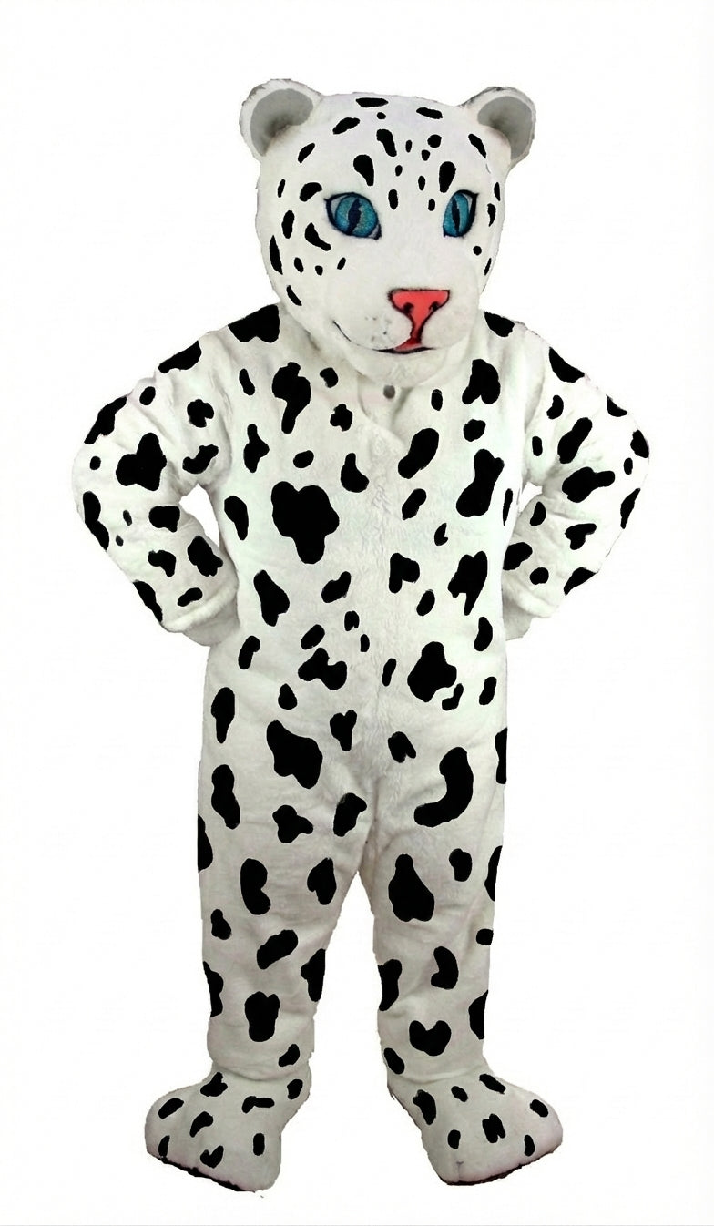 White Tiger Cub Mascot (Thermolite) - Short fur / Dalmatian mascot costume