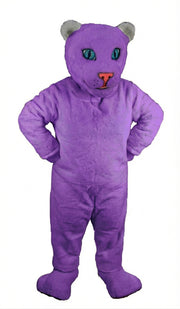 White Tiger Cub Mascot (Thermolite) - Short fur / Purple mascot costume