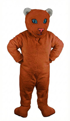 White Tiger Cub Mascot (Thermolite) - Short fur / Rust mascot costume