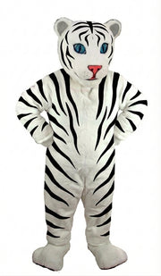 White Tiger Cub Mascot (Thermolite) - Short fur / Zebra mascot costume